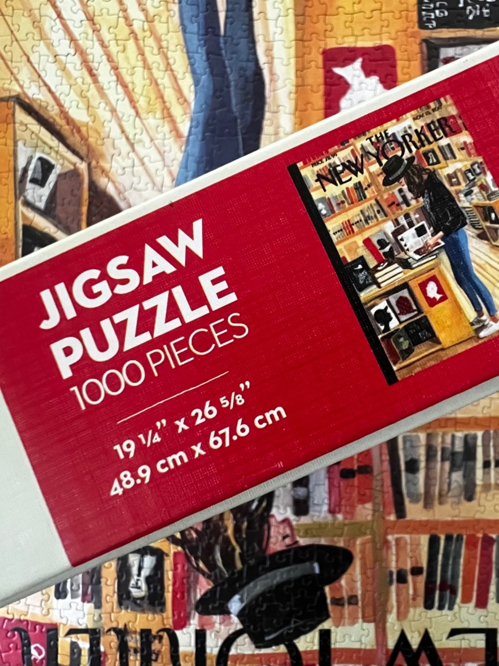 EUC [NY Puzzle Co.] 1000 Pieces < At The Stand > Book Store New Yorker Magazine - Picture 4 of 11